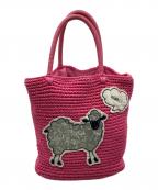 LUDLOW south streetサウス ストリート ラドロー）の古着「ハンドバッグ」｜ショッキングピンク