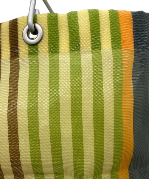 MARNI（マルニ）MARNI (マルニ) MARNI MARKET STRIPE BAG イエロー×グレーの古着・服飾アイテム