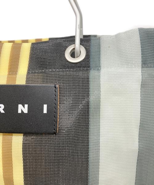 MARNI（マルニ）MARNI (マルニ) MARNI MARKET STRIPE BAG イエロー×グレーの古着・服飾アイテム