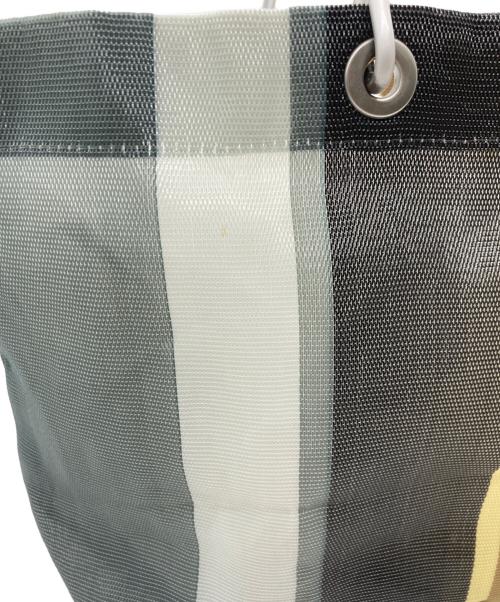 MARNI（マルニ）MARNI (マルニ) MARNI MARKET STRIPE BAG イエロー×グレーの古着・服飾アイテム