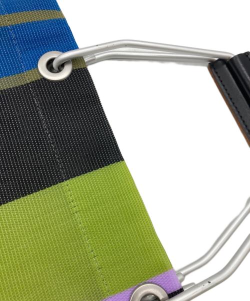 MARNI（マルニ）MARNI (マルニ) MARNI MARKET STRIPE BAG グリーン×ブルーの古着・服飾アイテム