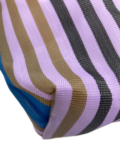 MARNI（マルニ）MARNI (マルニ) MARNI MARKET STRIPE BAG グリーン×ブルーの古着・服飾アイテム