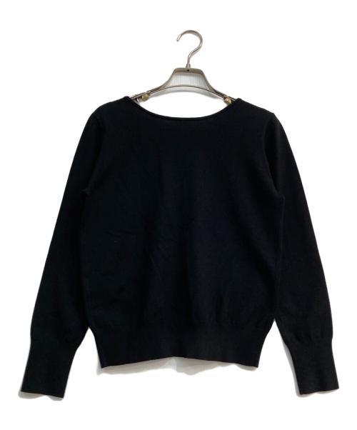 23区（ニジュウサンク）23区 (ニジュウサンク) 薄手カーディガン　KR.WS.NA.0352 ブラック サイズ:32の古着・服飾アイテム