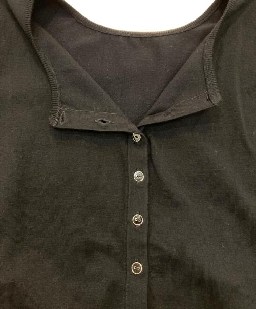 23区（ニジュウサンク）23区 (ニジュウサンク) 薄手カーディガン　KR.WS.NA.0352 ブラック サイズ:32の古着・服飾アイテム