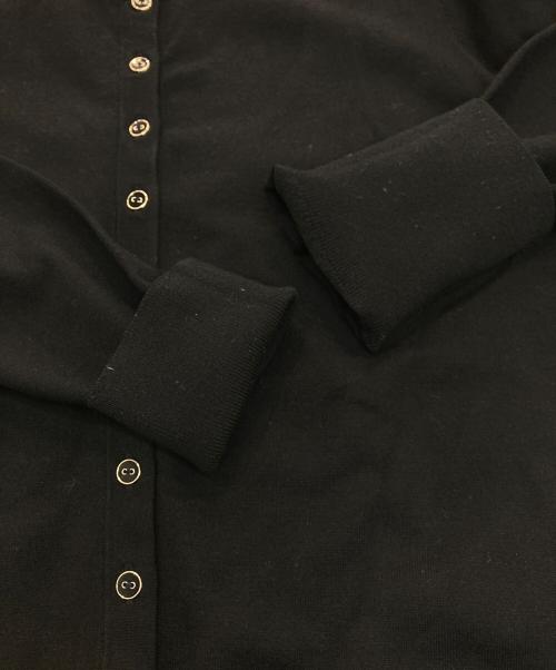23区（ニジュウサンク）23区 (ニジュウサンク) 薄手カーディガン　KR.WS.NA.0352 ブラック サイズ:32の古着・服飾アイテム