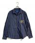 BlackEyePatch（ブラックアイパッチ）の古着「ストライプシャツ」｜ネイビー