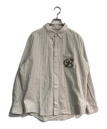 BlackEyePatch（ブラックアイパッチ）の古着「ストライプシャツ」｜アイボリー