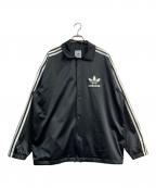 adidas Originalsアディダスオリジナル）の古着「Satin Coach JKT　DV1617」｜ブラック