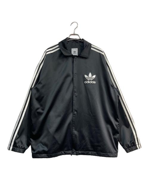 adidas Originals（アディダスオリジナル）adidas Originals (アディダスオリジナル) Satin Coach JKT　DV1617 ブラック サイズ:Oの古着・服飾アイテム