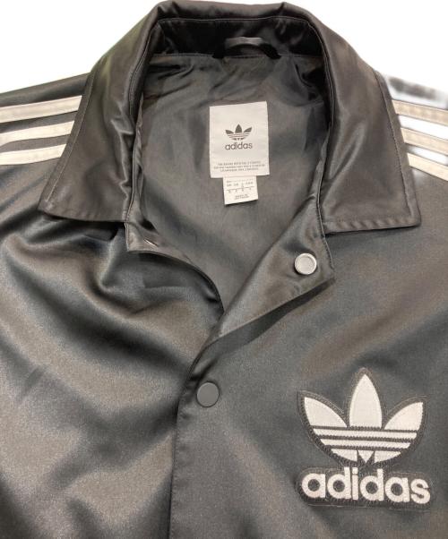 adidas Originals（アディダスオリジナル）adidas Originals (アディダスオリジナル) Satin Coach JKT　DV1617 ブラック サイズ:Oの古着・服飾アイテム