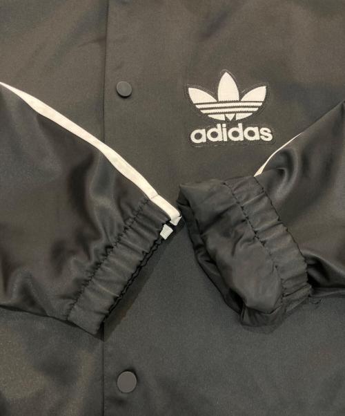 adidas Originals（アディダスオリジナル）adidas Originals (アディダスオリジナル) Satin Coach JKT　DV1617 ブラック サイズ:Oの古着・服飾アイテム