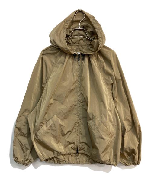 LOUNIE（ルーニー）LOUNIE (ルーニー) LIMONTAナイロンフーデッドジャケット ブラウン サイズ:36の古着・服飾アイテム
