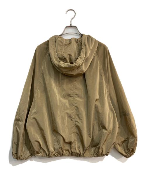 LOUNIE（ルーニー）LOUNIE (ルーニー) LIMONTAナイロンフーデッドジャケット ブラウン サイズ:36の古着・服飾アイテム