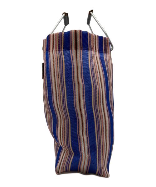 MARNI（マルニ）MARNI (マルニ) MARNI MARKET STRIPE BAG ブルー×ホワイトの古着・服飾アイテム