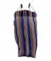 MARNI (マルニ) MARNI MARKET STRIPE BAG ブルー×ホワイト：14000円