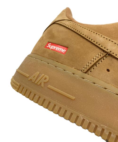 NIKE（ナイキ）NIKE (ナイキ) Supreme (シュプリーム) AIR FORCE 1 LOW FLAX/WHEAT ブラウン サイズ:28cm 未使用品の古着・服飾アイテム