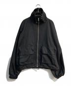 TODAYFULトゥデイフル）の古着「Standcollar Zip Blouson　12410203」｜ブラック