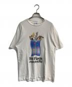 SixFlagsシックスフラッグ）の古着「プリントTシャツ」｜ホワイト