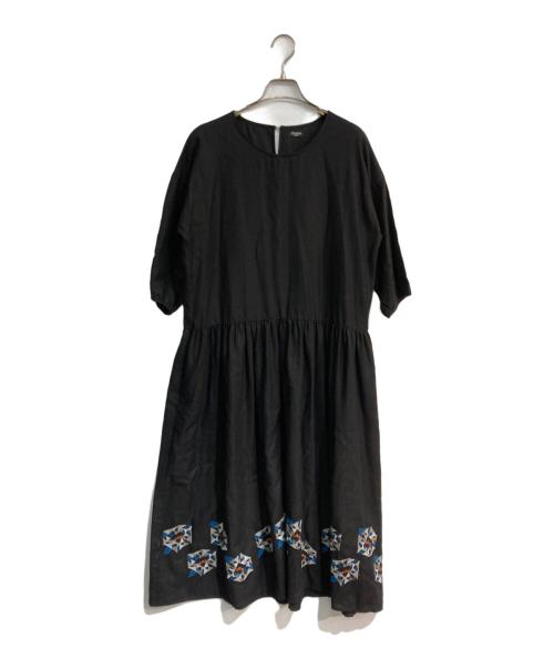 Marble SUD（マーブルシュッド）Marble SUD (マーブルシュッド) サンカクFlowerワンピース　03AA069006 ブラック サイズ:Freeの古着・服飾アイテム