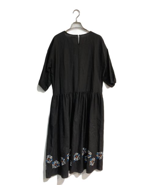 Marble SUD（マーブルシュッド）Marble SUD (マーブルシュッド) サンカクFlowerワンピース　03AA069006 ブラック サイズ:Freeの古着・服飾アイテム