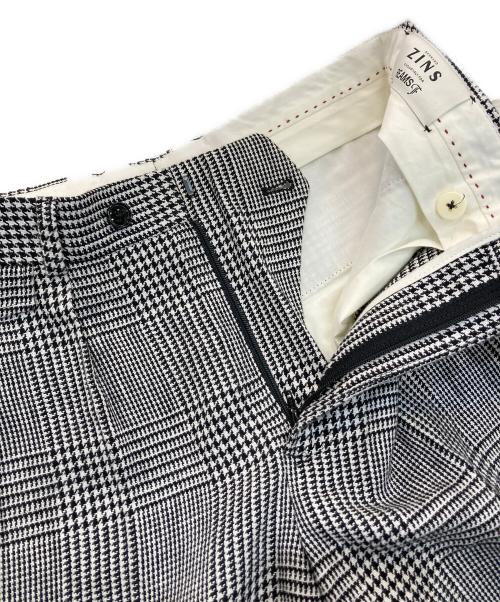 ZINS（ザンス）ZINS (ザンス) BEAMS F (ビームスエフ) SACHA スラックスパンツ グレー サイズ:38の古着・服飾アイテム