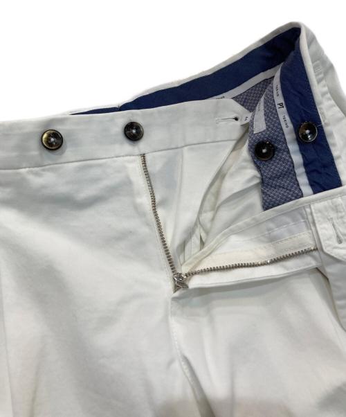 PT TORINO（ピーティートリノ）PT TORINO (ピーティートリノ) BEAMS F (ビームスエフ) EVO FIT スラックス ホワイト サイズ:44の古着・服飾アイテム