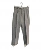 G.T.Aジーティーアー）の古着「SERGIO ST シアサッカーパンツ」｜ホワイト×ブラック