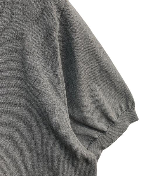 BRIEFING（ブリーフィング）BRIEFING (ブリーフィング) WASHABLE HS KNIT POLO グレー サイズ:Mの古着・服飾アイテム