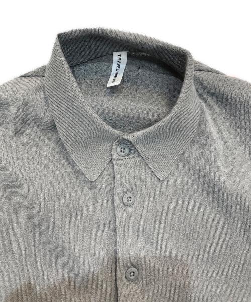 BRIEFING（ブリーフィング）BRIEFING (ブリーフィング) WASHABLE HS KNIT POLO グレー サイズ:Mの古着・服飾アイテム