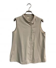 L'Or（ロル）の古着「Asymmetry Collar Shirt　 L'AUBE BLANC　or211-43」｜ベージュ