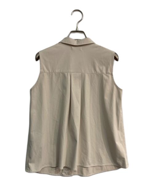 L'Or（ロル）L'Or (ロル) Asymmetry Collar Shirt　 L'AUBE BLANC　or211-43 ベージュ サイズ:Freeの古着・服飾アイテム