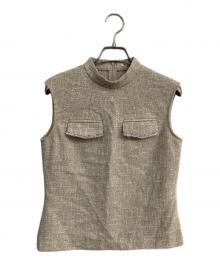 L'Or（ロル）の古着「Summer Tweed Blouse」｜ベージュ