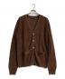 BROOKS BROTHERS（ブルックスブラザーズ）の古着「リネンニットカーディガン」｜ブラウン