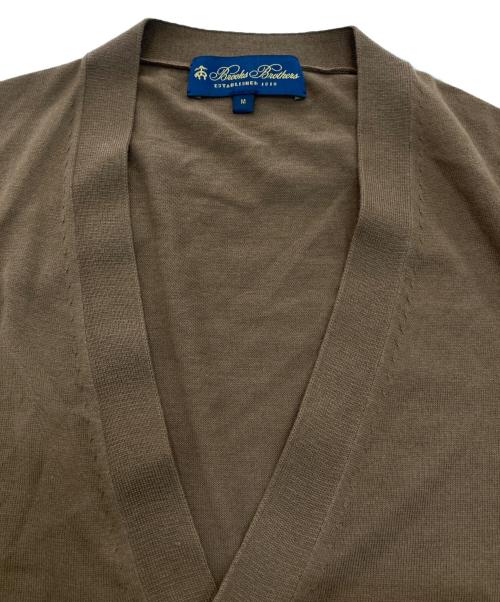 BROOKS BROTHERS（ブルックスブラザーズ）BROOKS BROTHERS (ブルックスブラザーズ) ニットカーディガン ブラウン サイズ:Mの古着・服飾アイテム