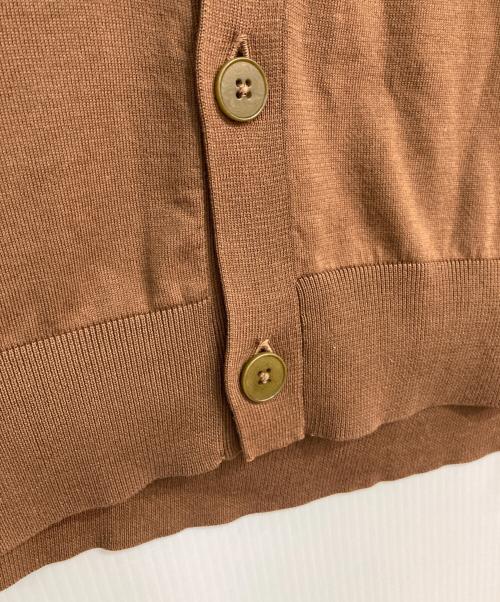 BROOKS BROTHERS（ブルックスブラザーズ）BROOKS BROTHERS (ブルックスブラザーズ) ニットカーディガン ブラウン サイズ:Mの古着・服飾アイテム