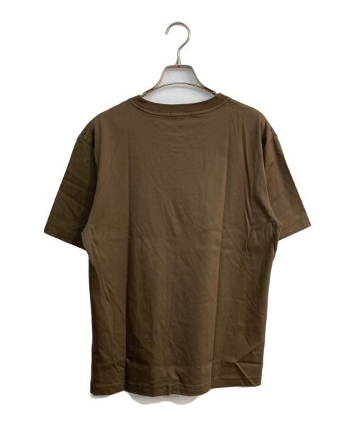 BLACK LABEL CRESTBRIDGE（ブラックレーベル クレストブリッジ）BLACK LABEL CRESTBRIDGE (ブラックレーベル クレストブリッジ) シアサッカー切替Tシャツ ブラウン サイズ:Lの古着・服飾アイテム