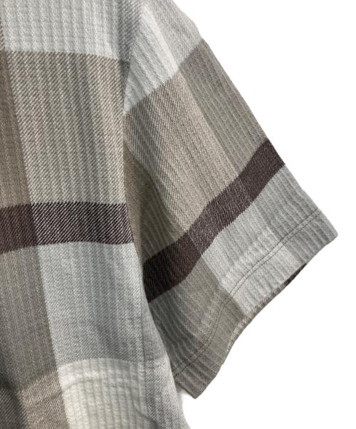 BLACK LABEL CRESTBRIDGE（ブラックレーベル クレストブリッジ）BLACK LABEL CRESTBRIDGE (ブラックレーベル クレストブリッジ) チェック柄Tシャツ ベージュ サイズ:Mの古着・服飾アイテム