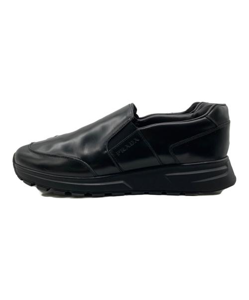 PRADA SPORTS（プラダスポーツ）PRADA SPORTS (プラダスポーツ) レザースニーカー ブラック サイズ:7の古着・服飾アイテム