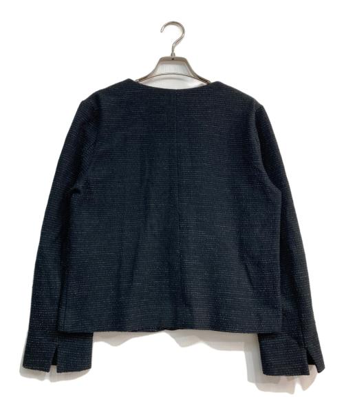 NEWYORKER（ニューヨーカー）NEWYORKER (ニューヨーカー) バルキーツィード ジャケット　51-81-9554 ブラック サイズ:Mの古着・服飾アイテム