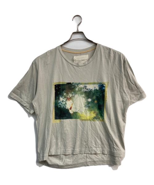 TK（ティーケー）TK (ティーケー) SUZUKI TAKAYUKI (スズキタカユキ) プリントTシャツ　TK-009 ベージュ サイズ:Freeの古着・服飾アイテム