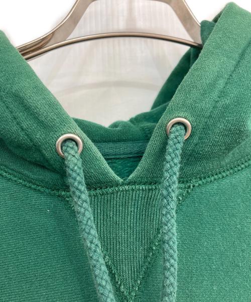 stussy（ステューシー）stussy (ステューシー) プルオーバーパーカー グリーン サイズ:Mの古着・服飾アイテム