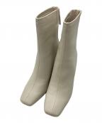 STEVE MADDENスティーブマデン）の古着「バックジップブーツ　1083008327」｜ベージュ