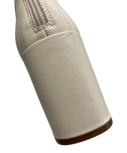 STEVE MADDEN（スティーブマデン）Steve Madden (スティーブマデン) バックジップブーツ　1083008327 ベージュ サイズ:25cmの古着・服飾アイテム