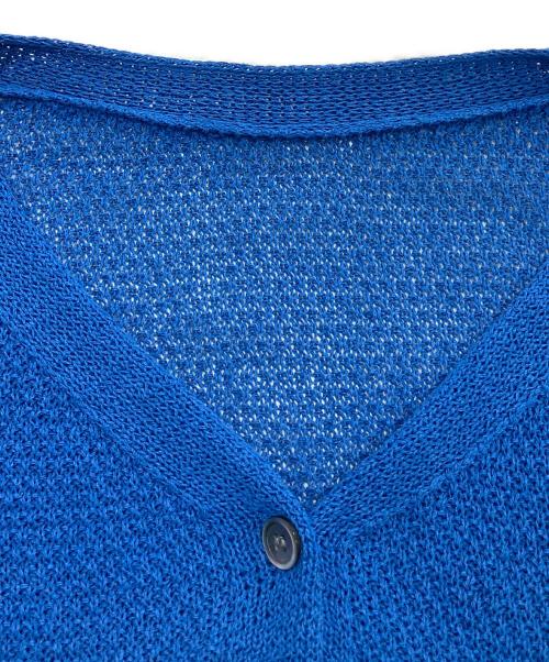 FRAMeWORK（フレームワーク）FRAMeWORK (フレームワーク) カノコ2WAY Back開きカーディガン　23-080-220-2002-2-0 ブルー サイズ:Freeの古着・服飾アイテム