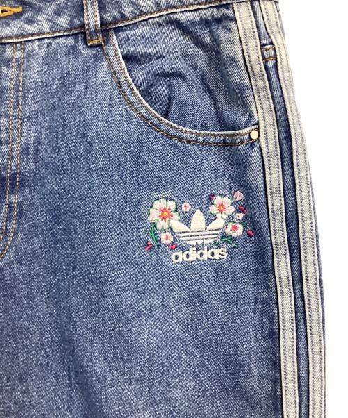 adidas Originals（アディダスオリジナル）adidas Originals (アディダスオリジナル) サイドラインデニムパンツ インディゴ サイズ:2XLの古着・服飾アイテム