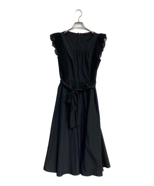 TO BE CHIC（トゥービーシック）TO BE CHIC (トゥービーシック) ノースリーブワンピース　W5J04-540-09 ブラック サイズ:40の古着・服飾アイテム