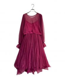 la belle etude（ラベルエチュード）の古着「ドレス」｜ピンク