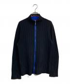 VERSACEヴェルサーチェ）の古着「ジップニット」｜ブラック