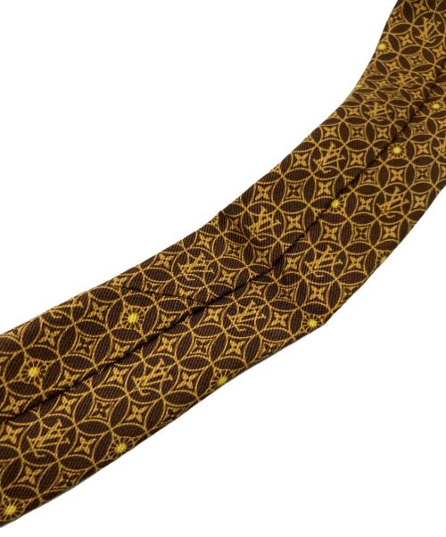 LOUIS VUITTON（ルイ ヴィトン）LOUIS VUITTON (ルイ ヴィトン) シルクネクタイ ブラウン サイズ:Lの古着・服飾アイテム