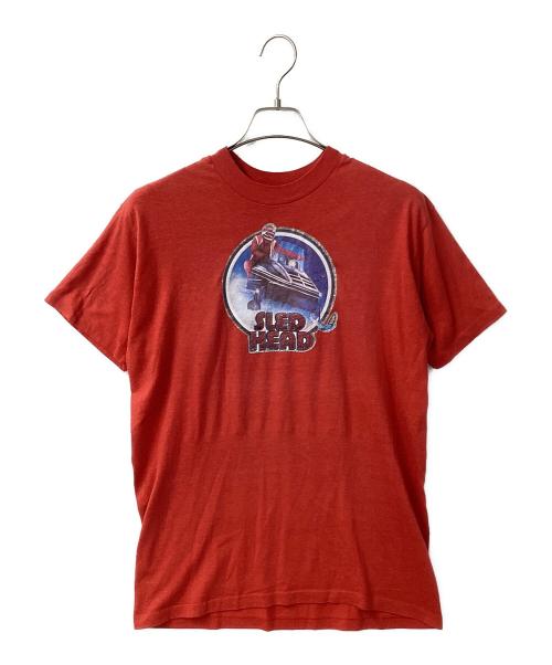 Stedman（ステッドマン）Stedman (ステッドマン) ヴィンテージプリントTシャツ レッド サイズ:XL（46）の古着・服飾アイテム